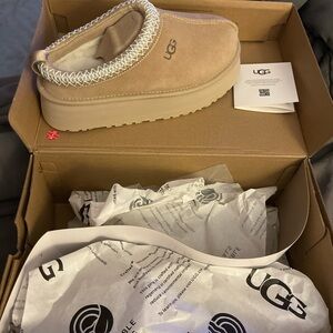 UGG Tan Platform Shoes